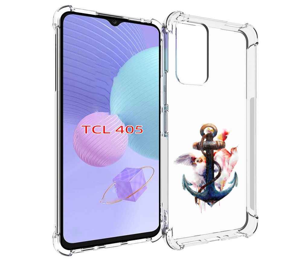 

Чехол MyPads якорь с птицами для TCL 405, Tocco