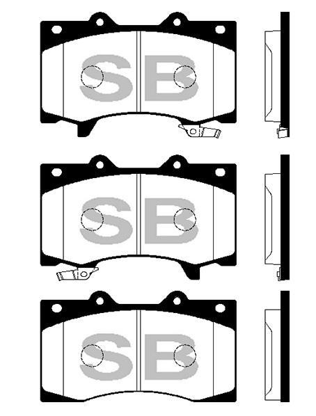 

Тормозные колодки Sangsin brake SP4090