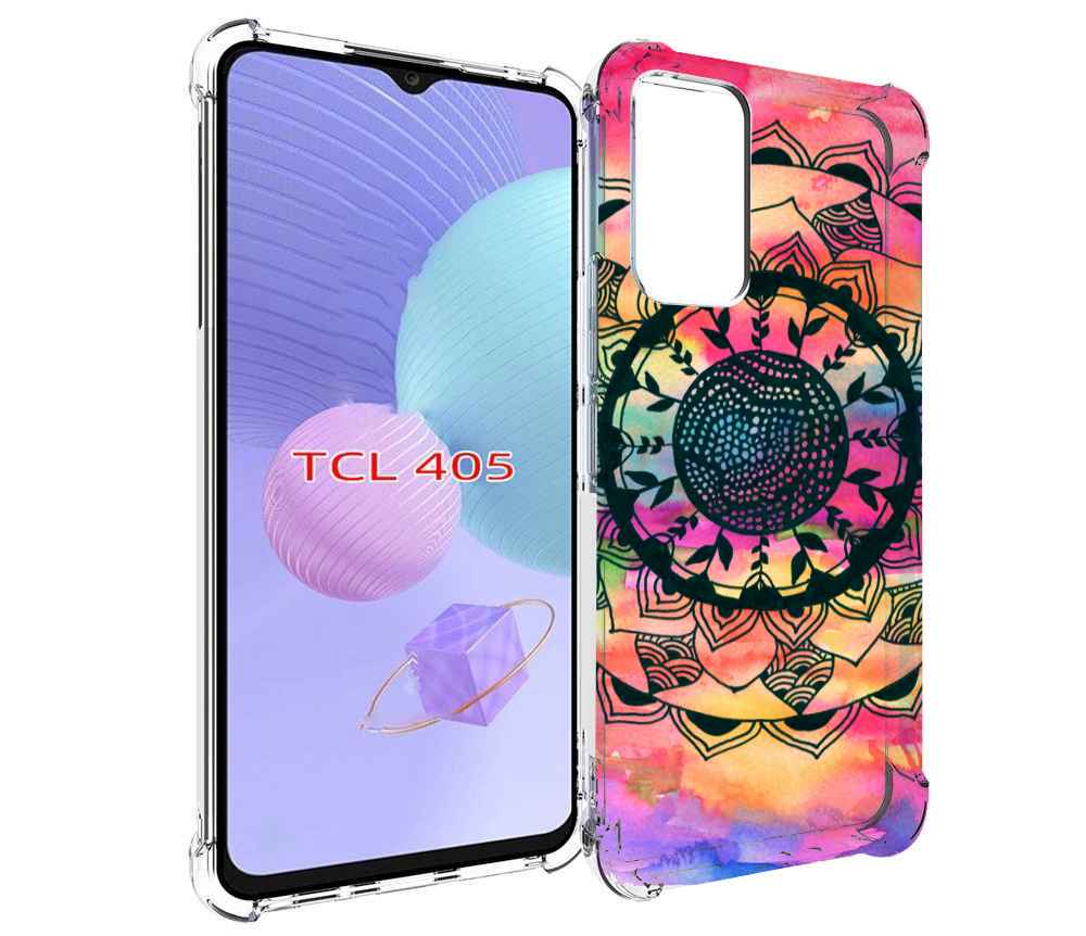 

Чехол MyPads яркая абстракция круглый цветок для TCL 405, Tocco