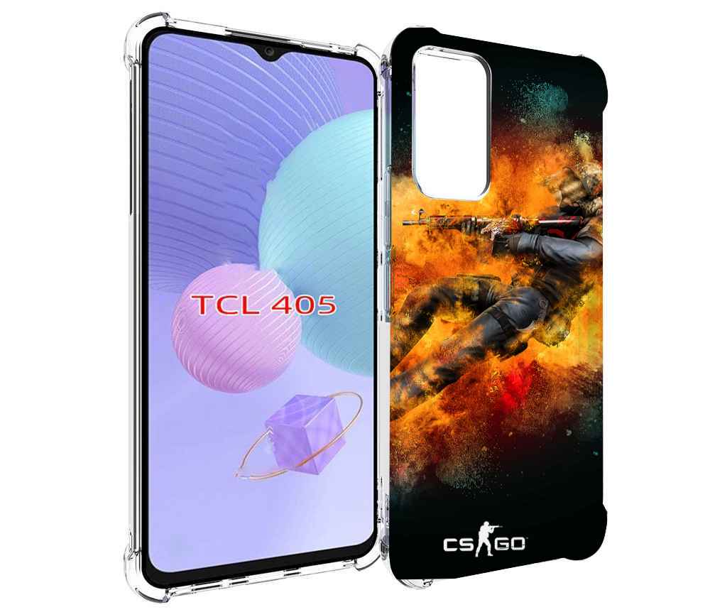 

Чехол MyPads CS-go Контр-террорист для TCL 405, Tocco