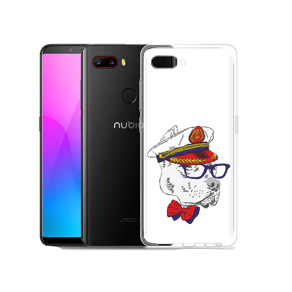 

Чехол MyPads Tocco для ZTE Nubia Z18 бульдог (PT115657.463.251), Прозрачный, Tocco