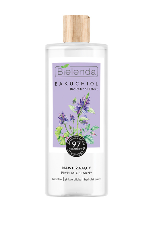 

Bielenda Moisturizing Micellar Liquid 500ml Bakuchiol BioRetinol Mature Skin