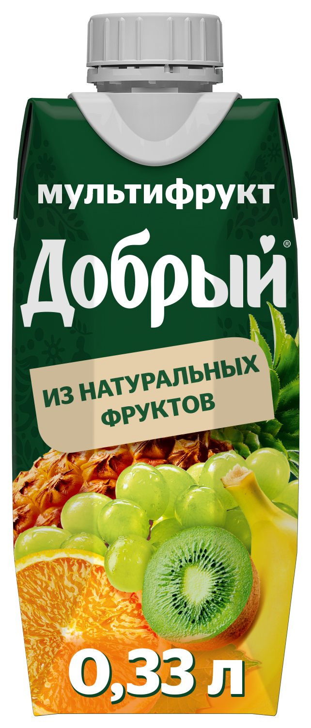 

Нектар Добрый мультифрут 0.33 л, Добрый мультифрукт