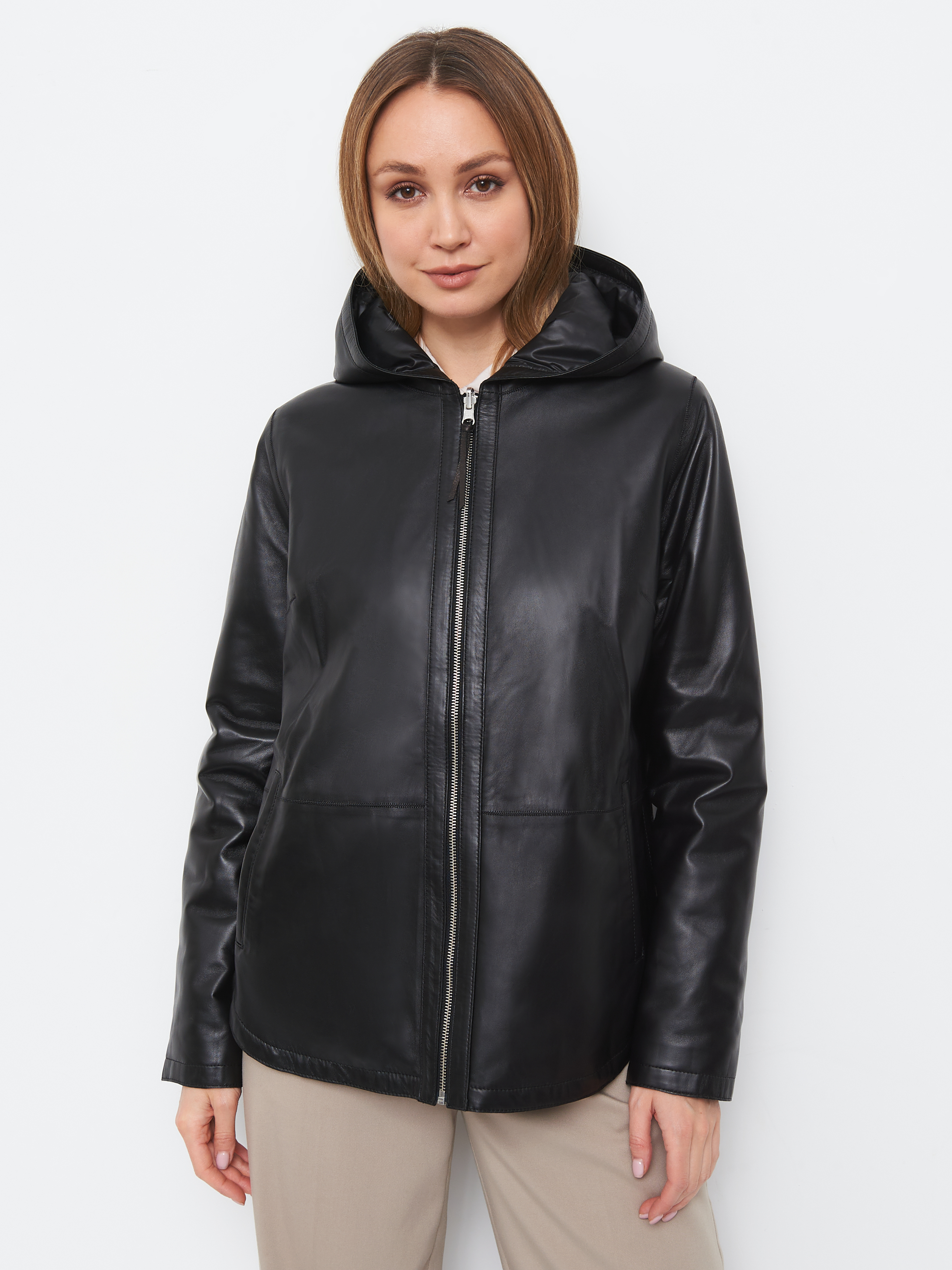 Куртка женская BILGINS KZ-10399 черная 54 RU