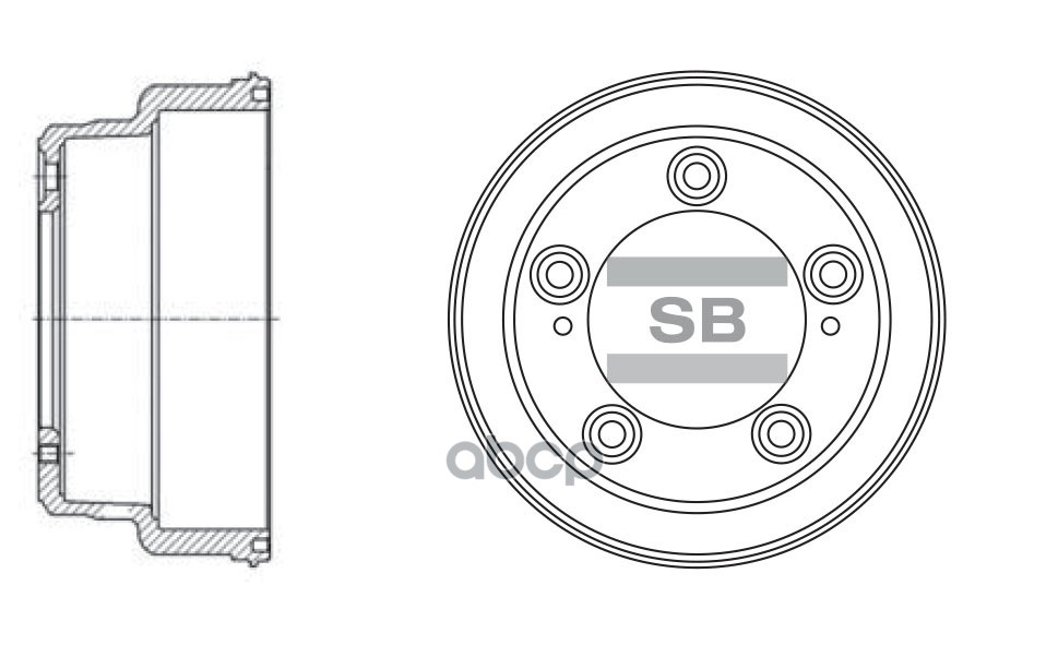 

Барабан Торм. Hyundai Porter Sangsin brake арт. SD1033