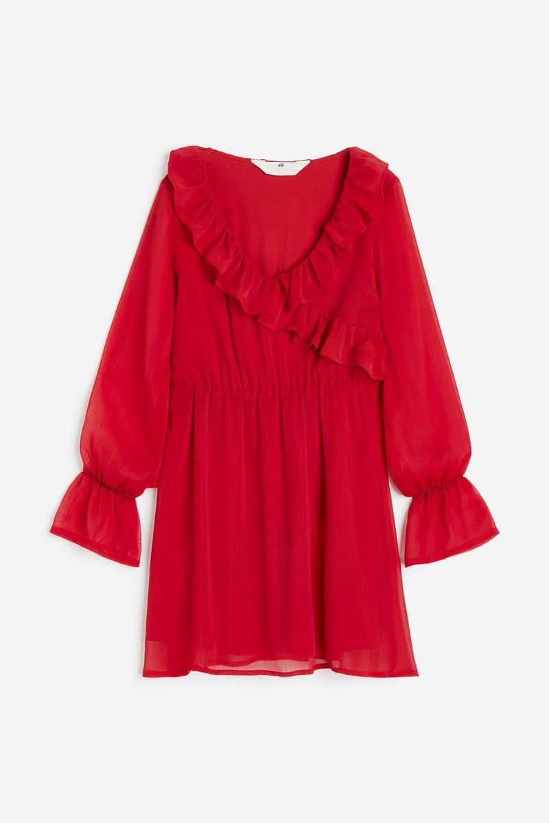 

Платье детское H&M 1200765, красный, 146, 1200765