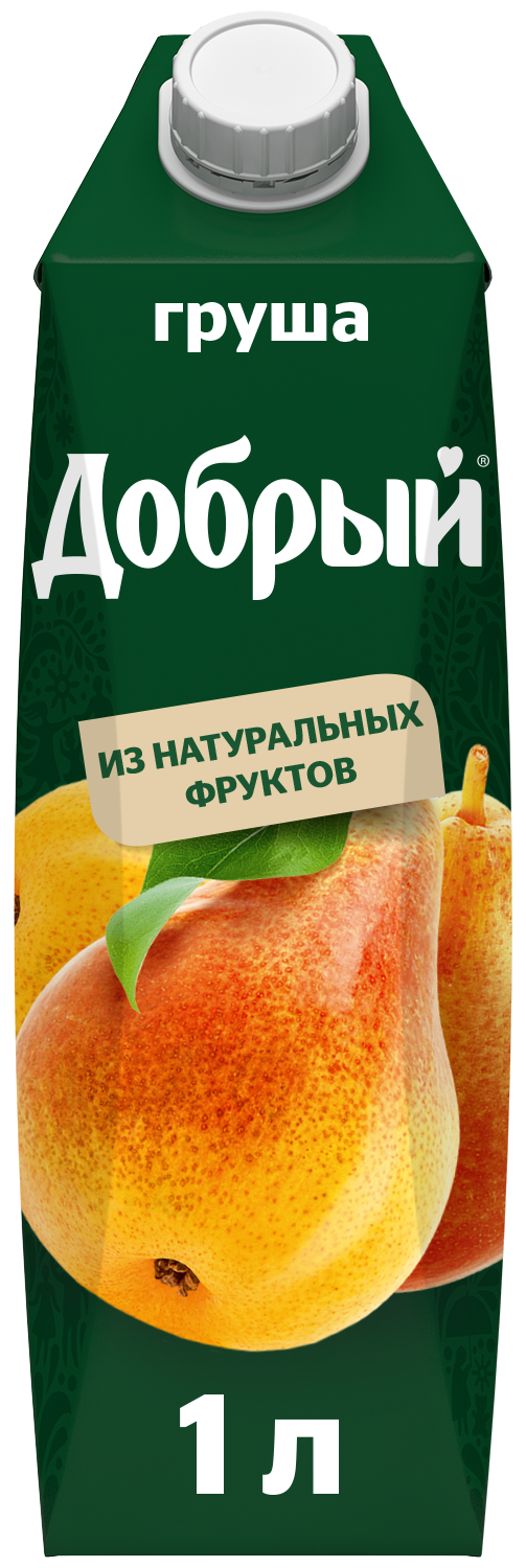 

Нектар груша Добрый уголки России 1 л, Добрый груша