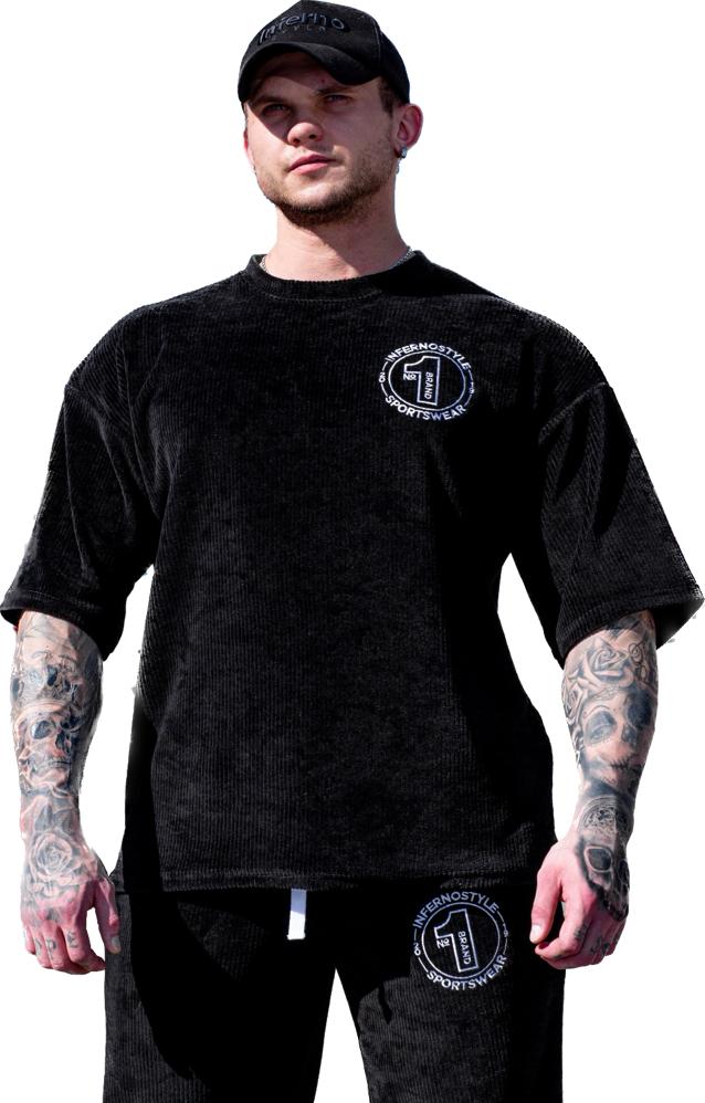 

Футболка мужская INFERNO style Ф-010-000 черная 4XL, Черный, Ф-010-000