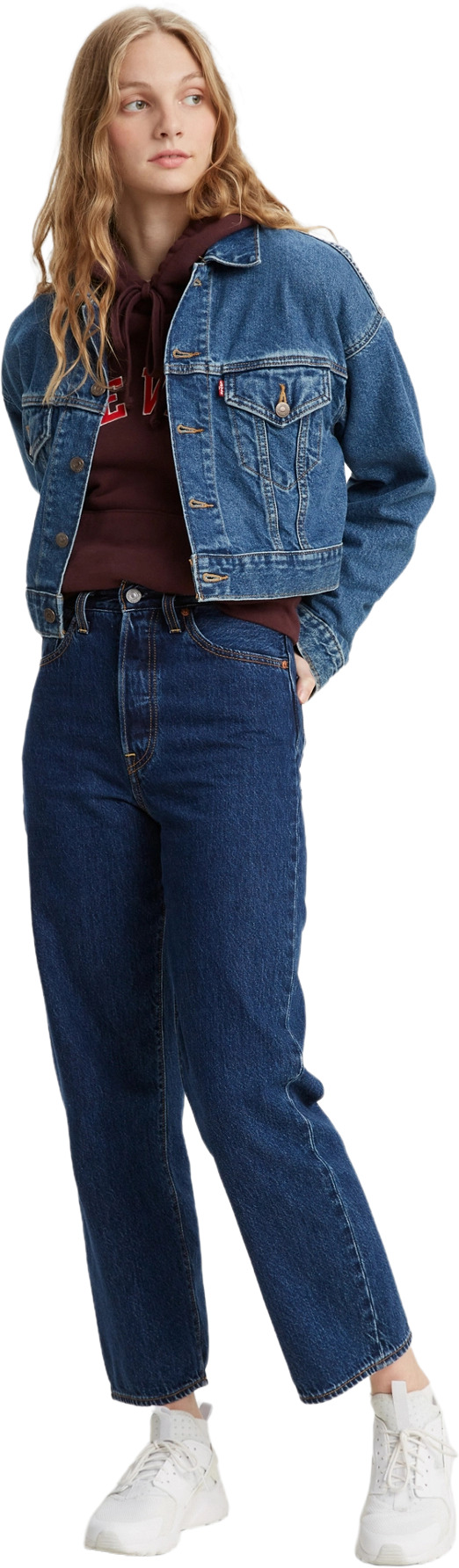 

Джинсы женские Levi's 72693-0072 синие 24/29, 72693-0072