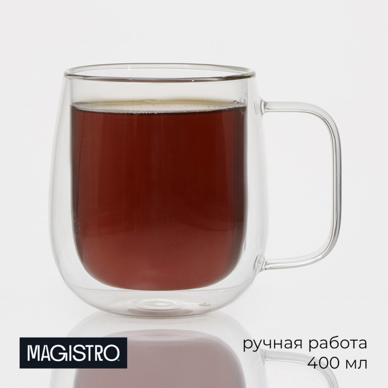 

Кружка с двойными стенками Magistro «Адель», 400 мл