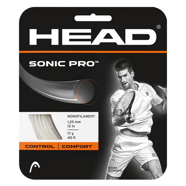 Струна для тенниса HEAD 12m Sonic Pro White 125 1331₽