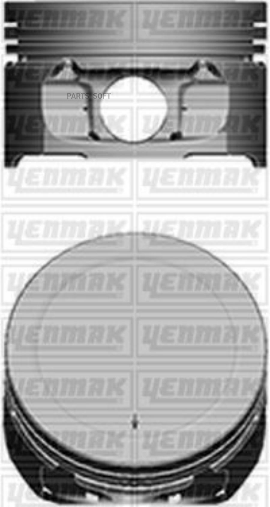 

YENMAK 31-04101-000 Поршень ДВС с кольцами Citroen Xsara 1.6 16V TU5JP4 =78.5 1.2x1.5x2.5