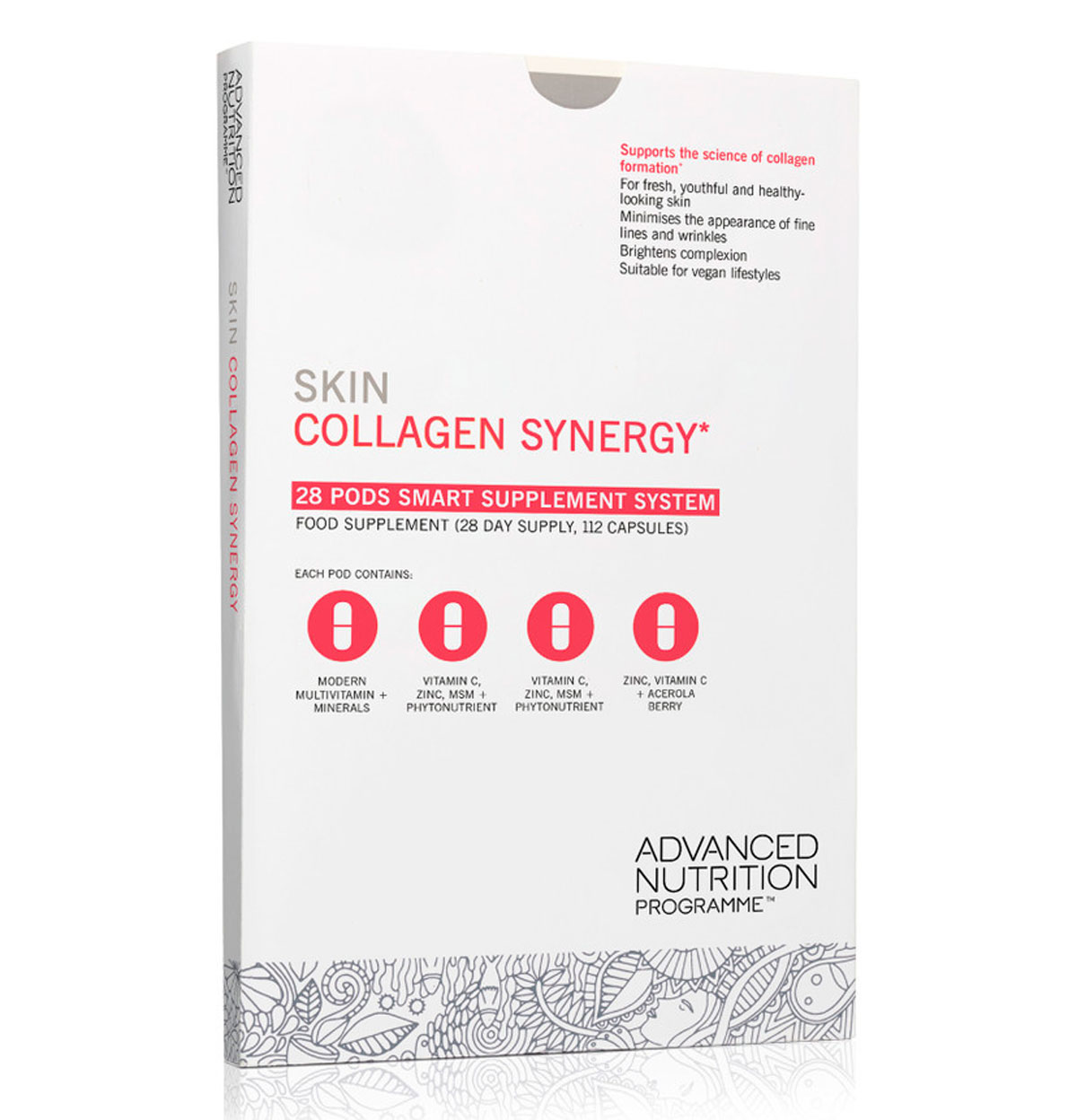 Комплекс витаминов Advanced Nutrition Programme Skin Collagen Synergy капсулы 112 шт