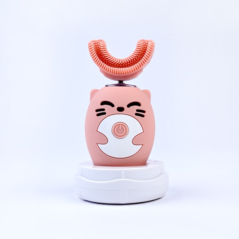 

Электрическая зубная щётка Baziator капа Kitty Smart U со стаканом розовая BH0040B, Kitty Smart U