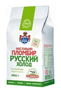 

Мороженое пломбир Русский Холодъ Фисташковое 450 г