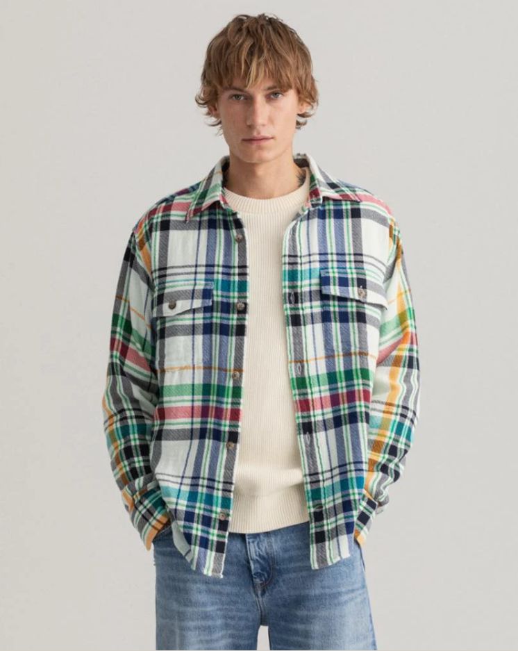 

Рубашка мужская GANT 3042636 разноцветная M, Разноцветный, 3042636