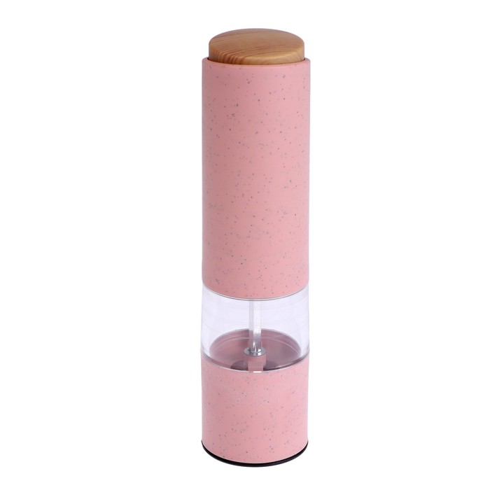 

Мельница электрическая LuazON LET- 003, пластик, от батареек, розовая
