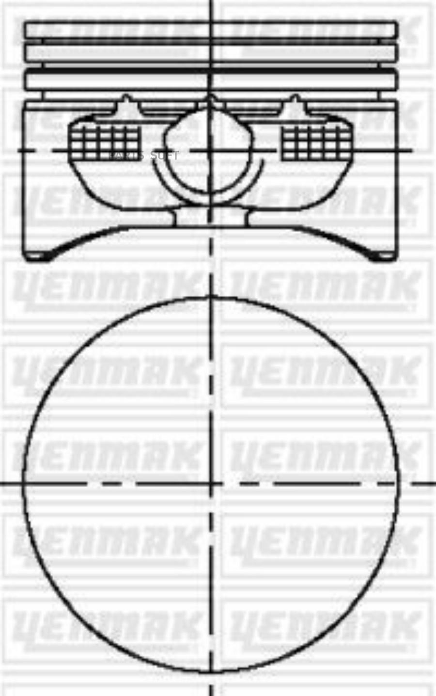 

Поршень С Пальцем, С Кольцами 79,00 Mm YENMAK 3104215000