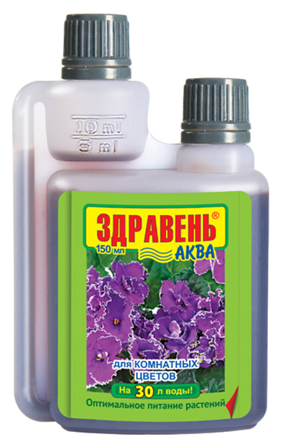 

Органоминеральное удобрение Здравень Аква для комнатных цветов 697864 150 мл