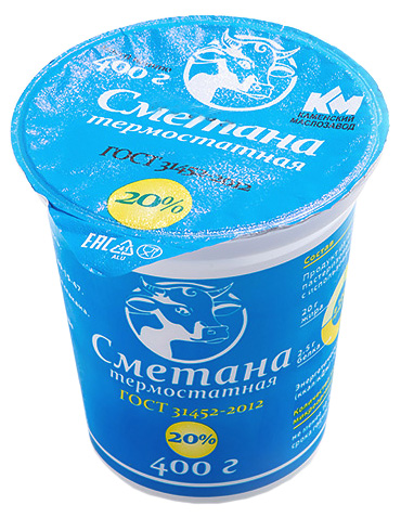 

Сметана Каменский МЗ 20% 400 г