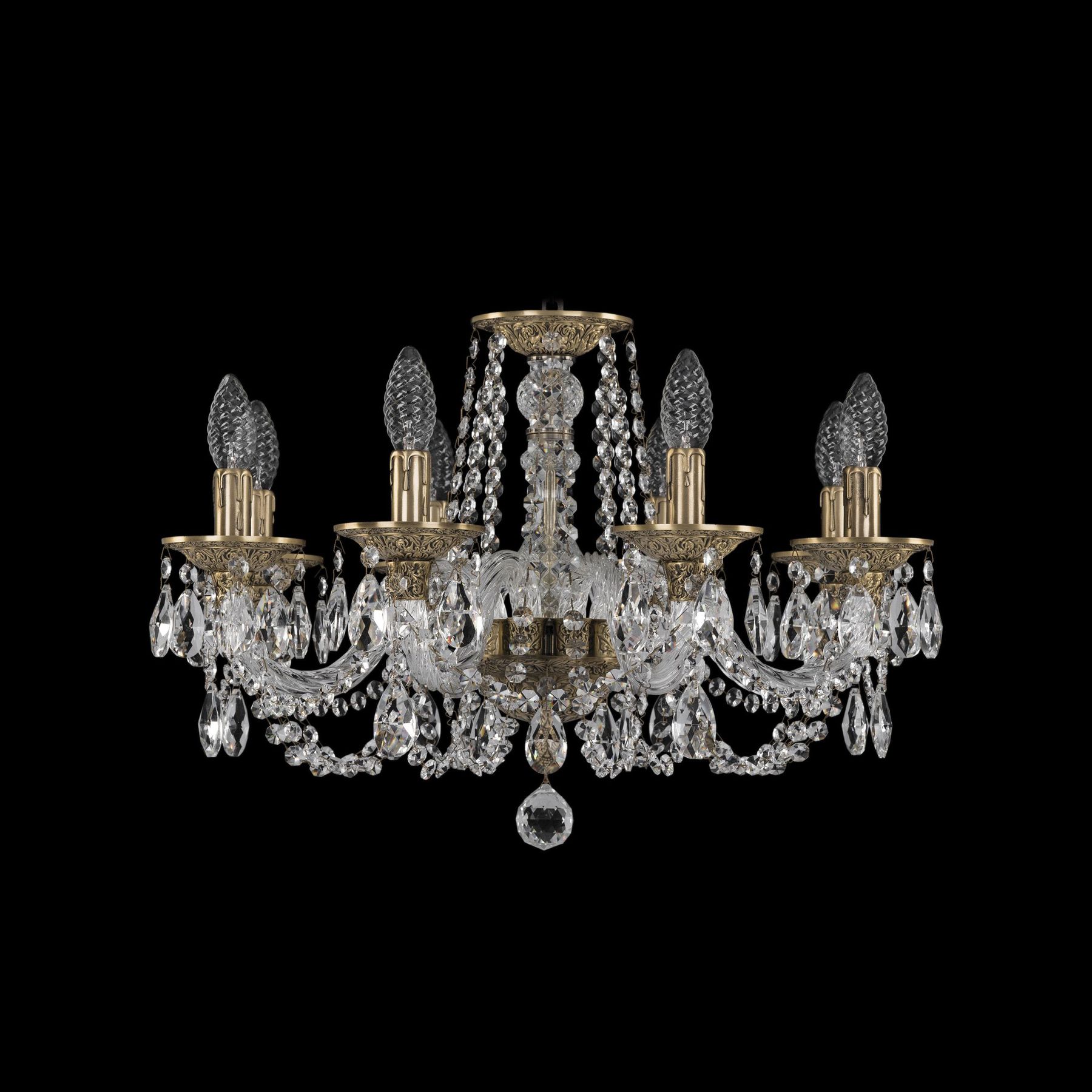 фото Хрустальная люстра 16102/8/195 fp bohemia ivele crystal