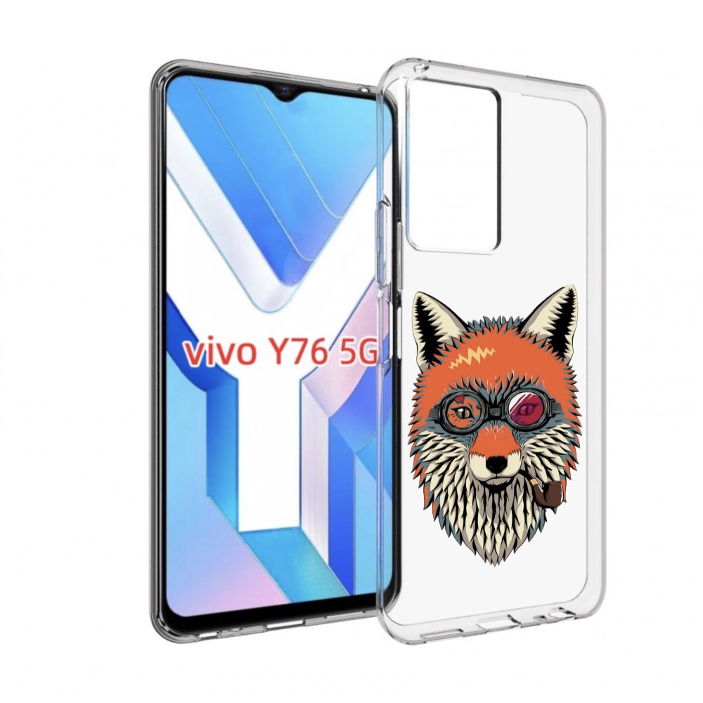 

Чехол MyPads Деловой лис для Vivo Y76 5G, Прозрачный, Tocco