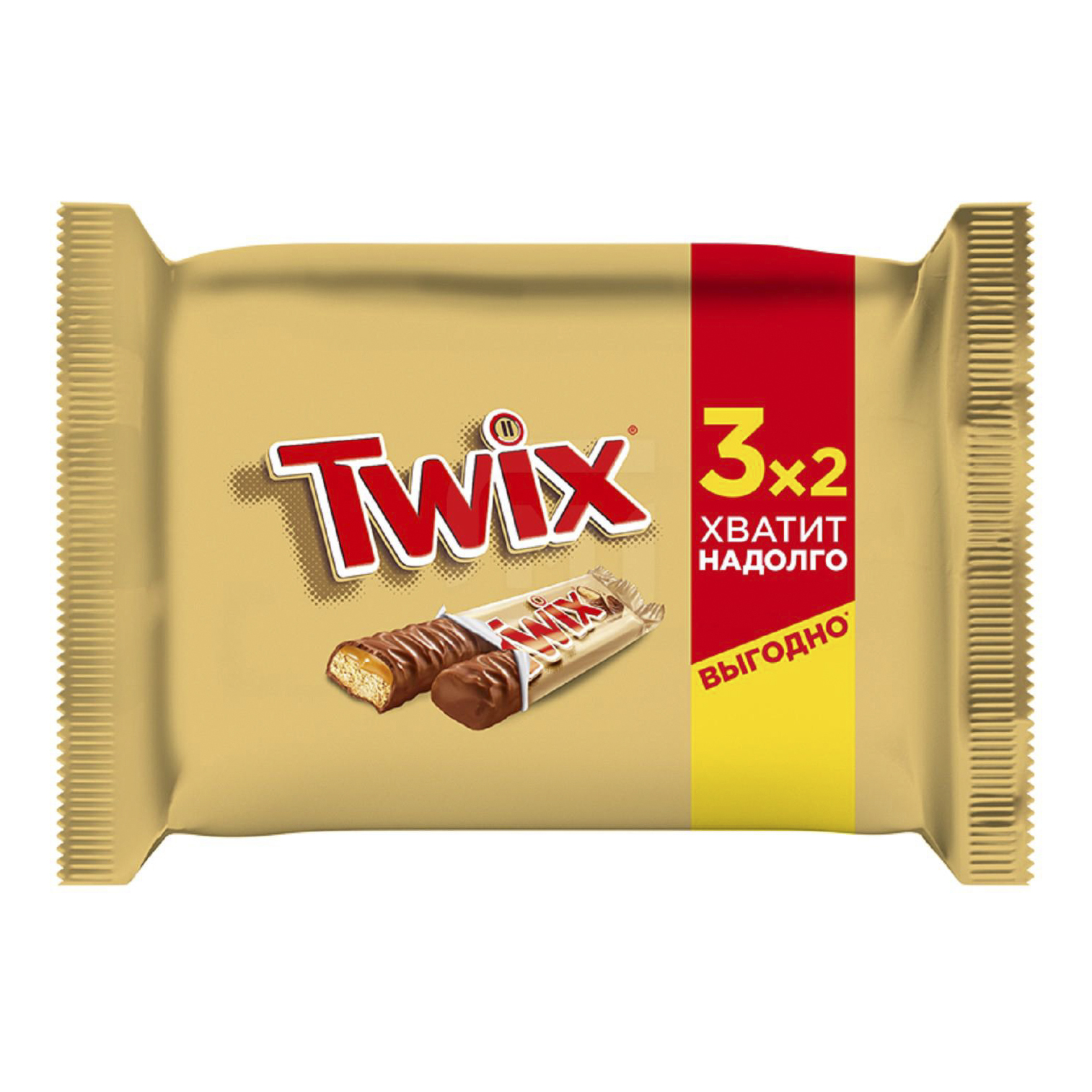 Печенье Twix с карамелью и шоколадом 165 г