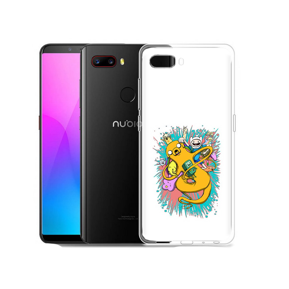 

Чехол MyPads Tocco для ZTE Nubia Z18 время приключений рисунок (PT115657.463.276), Прозрачный, Tocco