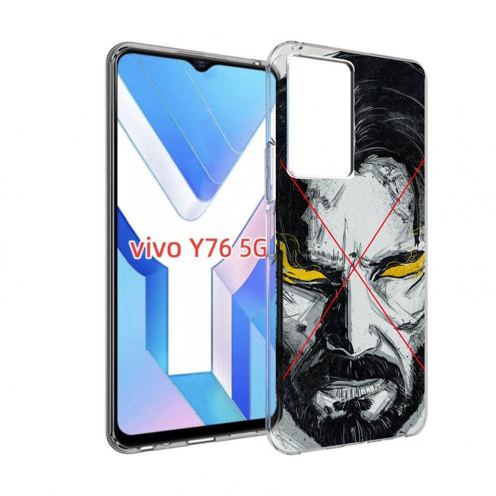 

Чехол MyPads Джон-Уик для Vivo Y76 5G, Прозрачный, Tocco