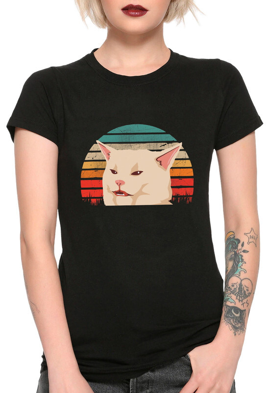 

Футболка женская Dream Shirts Мемный Кот черная L, Черный, Мемный Кот
