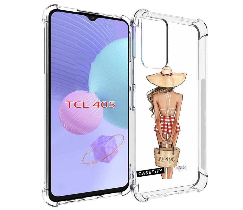 

Чехол MyPads CASETiFY женский для TCL 405, Tocco