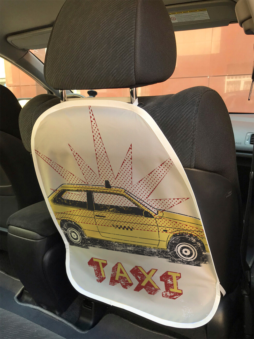 

Накидка на спинку сиденья JoyArty Такси ретро, 45х62, Такси ретро
