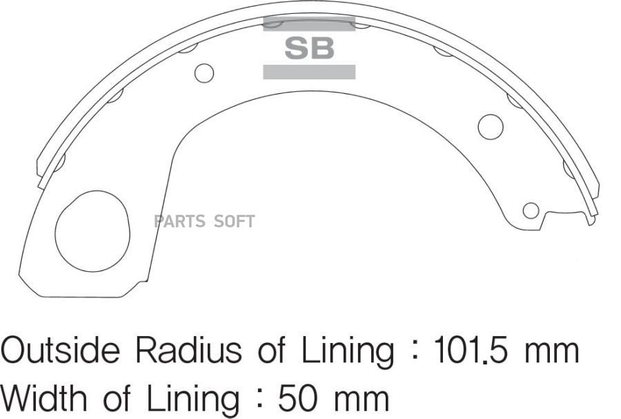 

Тормозные колодки Sangsin brake SA122