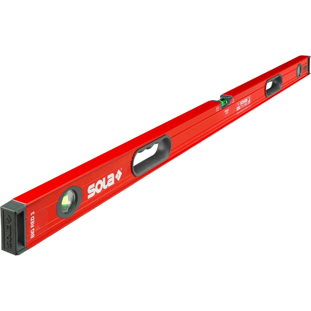 

SOLA Уровень BIG RED 3 120, L=120 см, 3 глазка 01219401