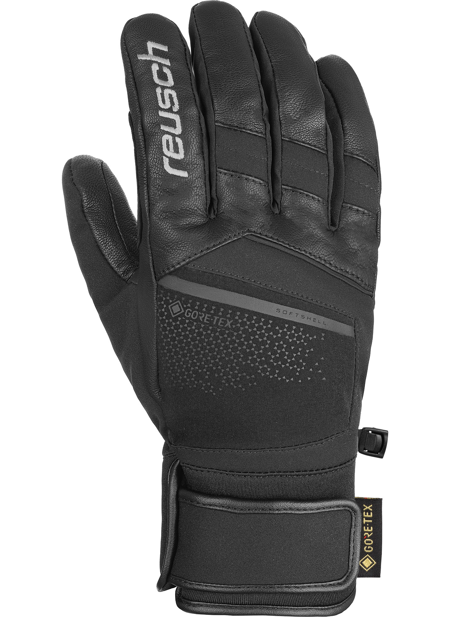 фото Перчатки горнолыжные reusch 2020-21 beat gtx black/white (inch (дюйм):9)