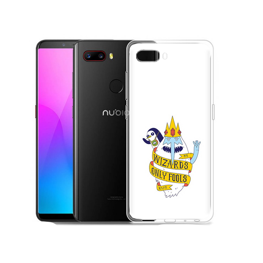 

Чехол MyPads Tocco для ZTE Nubia Z18 время приключений снежный король (PT115657.463.278), Прозрачный, Tocco