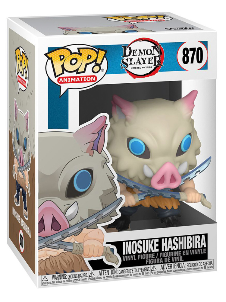 

Фигурка Funko POP! Истребитель демонов Иноске Хашибира с оружием Demon Slayer 870 10,5 см, Истребитель демонов Иноске Хашибира с оружием Demon Slayer 870