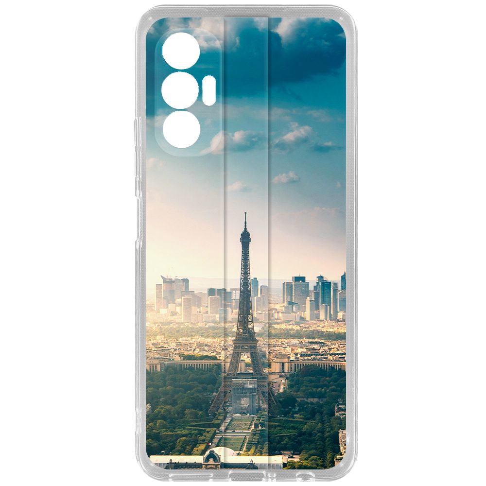 Чехол-накладка Krutoff Clear Case Франция, Эйфелева Башня для TECNO Pova 3