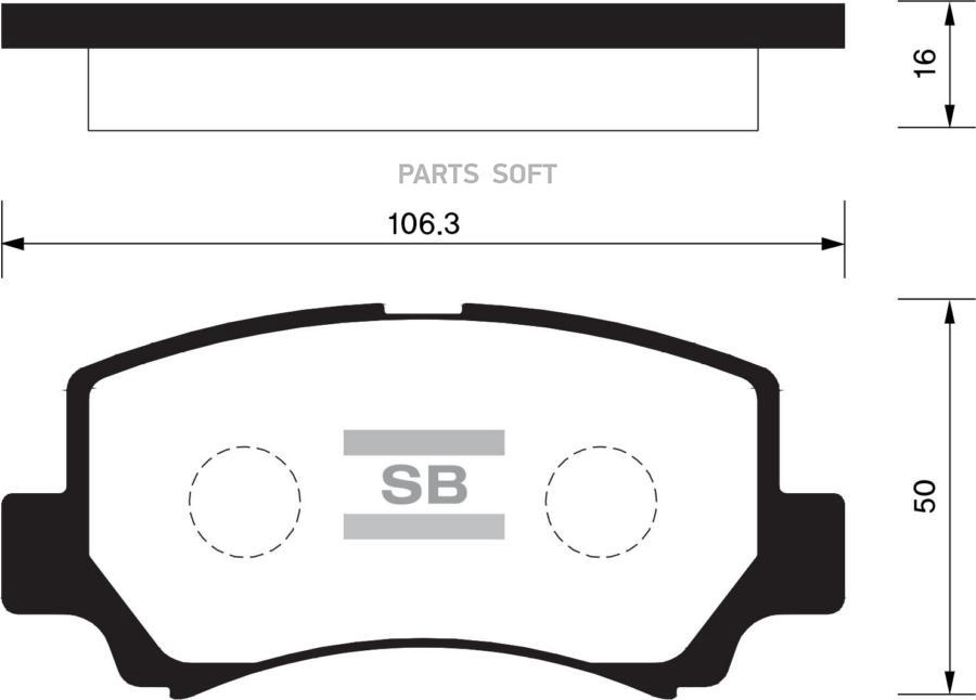 

Тормозные колодки Sangsin brake SP2021