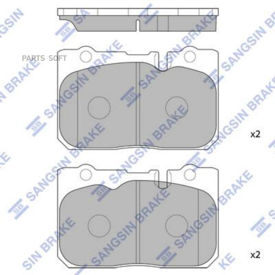 

Тормозные колодки Sangsin brake SP4159