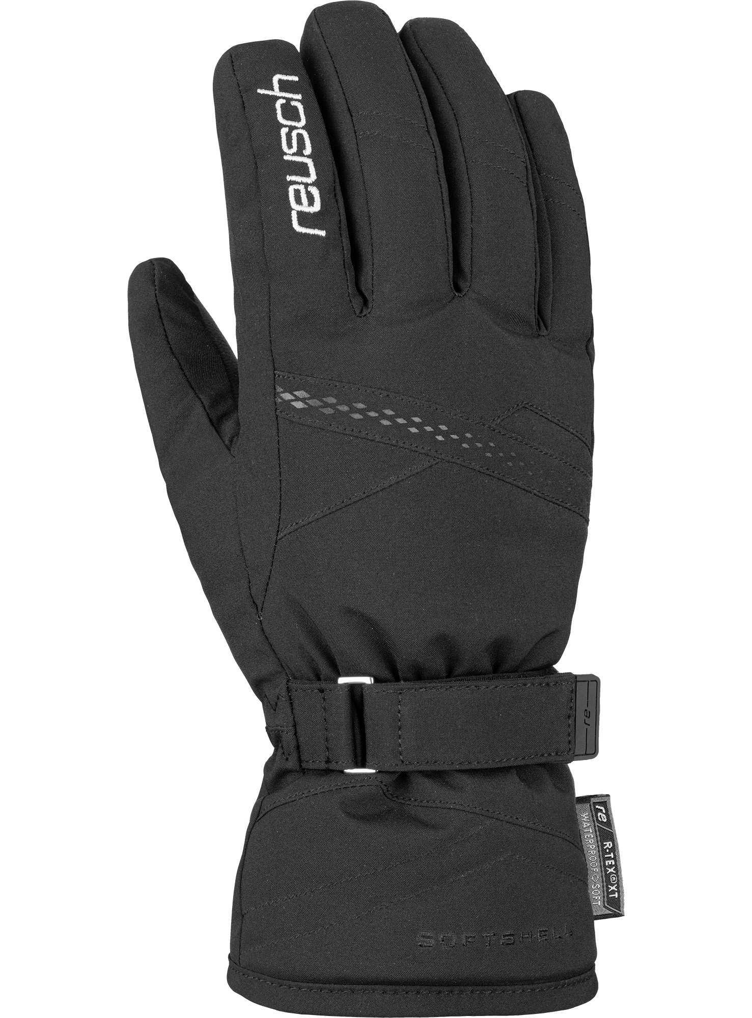 фото Перчатки горнолыжные reusch 2020-21 hannah r-tex® xt black/silver (inch (дюйм):8)