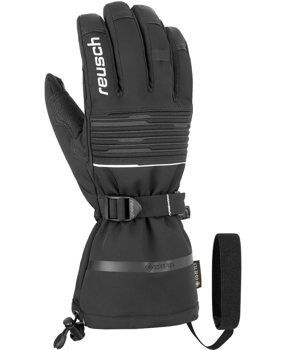 фото Перчатки горнолыжные reusch 2020-21 isidro gtx black/white (inch (дюйм):10,5)