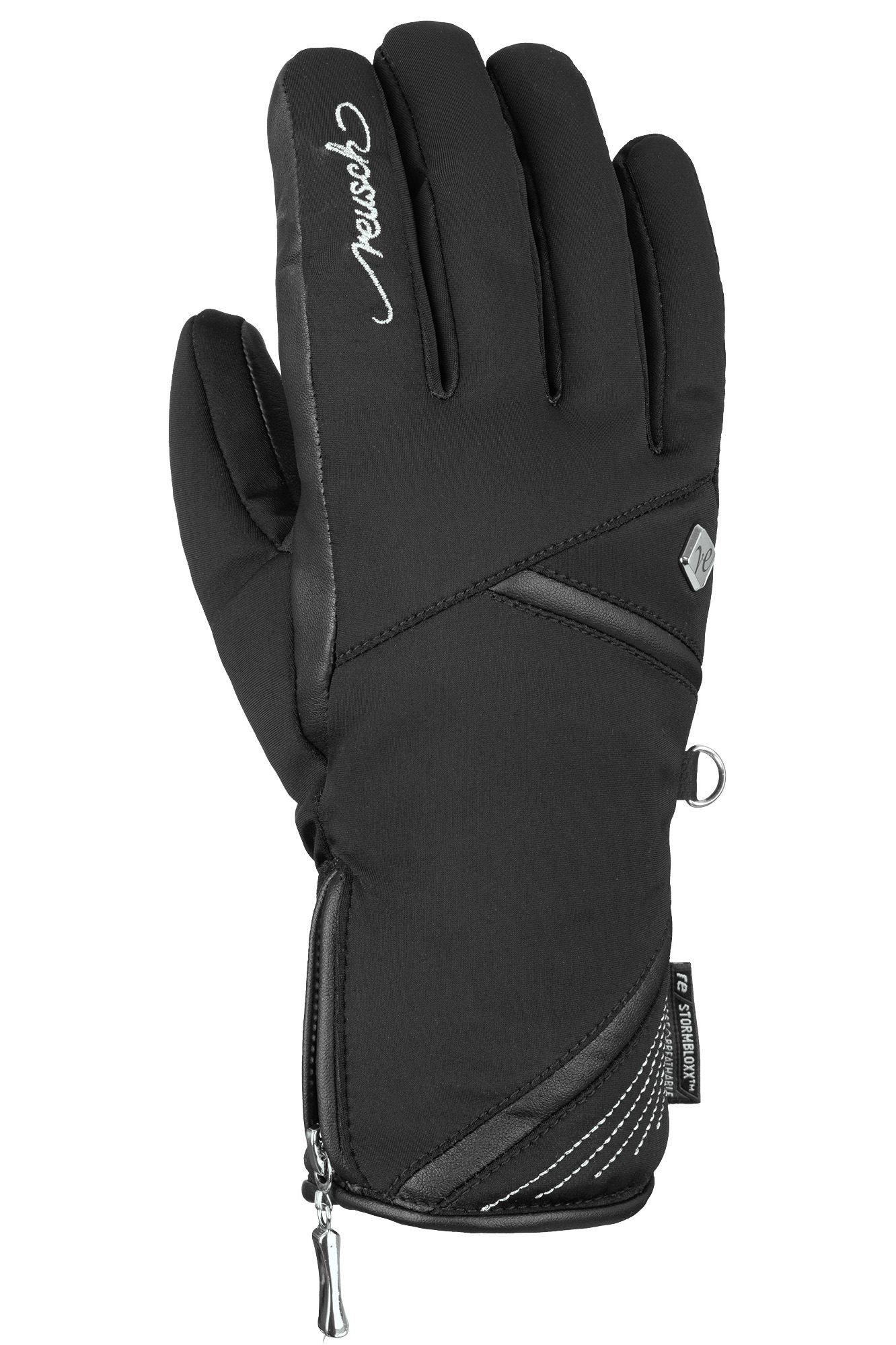 фото Перчатки горнолыжные reusch 2020-21 lore stormbloxx™ black/silver (inch (дюйм):6)