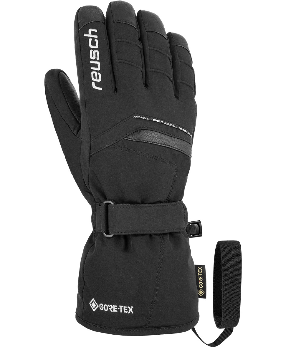 фото Перчатки reusch manni gtx, 2021, black/white, 9