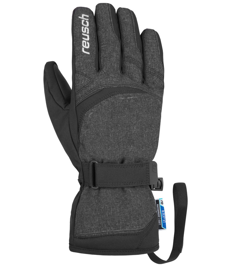 фото Перчатки горнолыжные reusch 2020-21 primus r-tex® xt black/black melange (inch (дюйм):11)