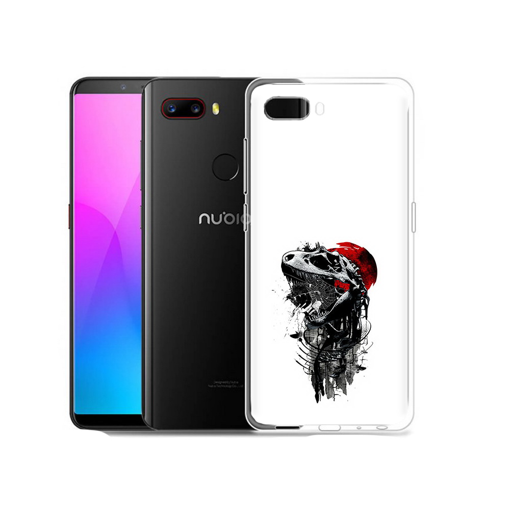 

Чехол MyPads Tocco для ZTE Nubia Z18 вымерший динозавр (PT115657.463.284), Прозрачный, Tocco