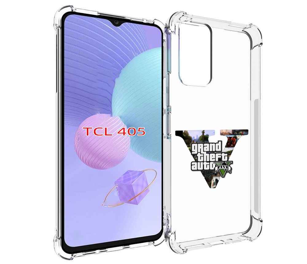 

Чехол MyPads GTA 5 логотип для TCL 405, Tocco