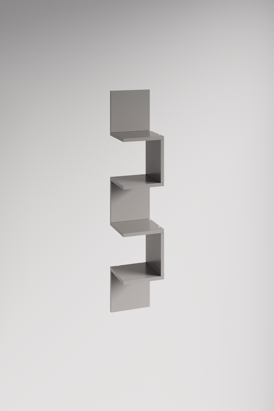 Полка настенная Граникум Ритм/polkag003, серая