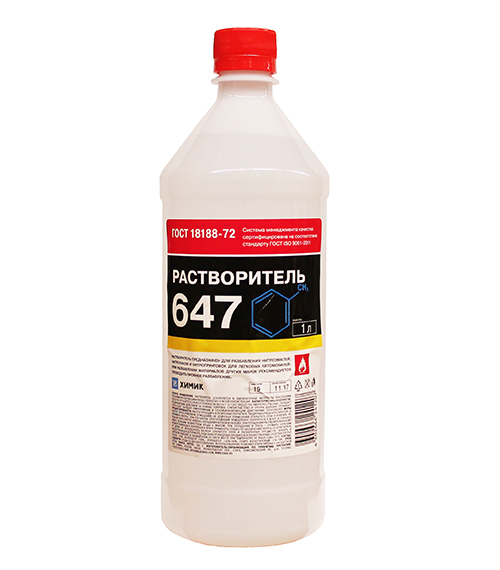

Растворитель 647 1л Химик
