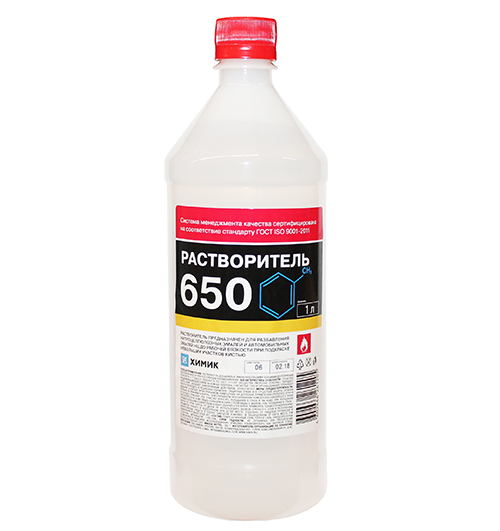 

Растворитель 650 1л Химик